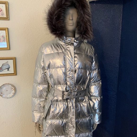 Michael Kors puffer short coat w belt new w tags - Picture 1 of 9